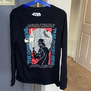 Star Wars Black and Blue Long Sleeve Tee
